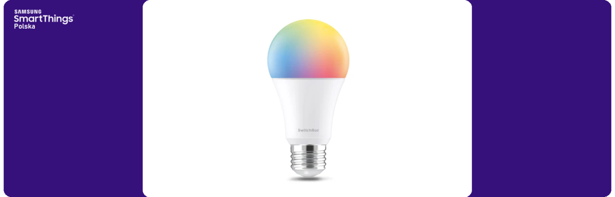 SwitchBot Color Bulb – kolorowa żarówka z gwintem E27/B22/E26
